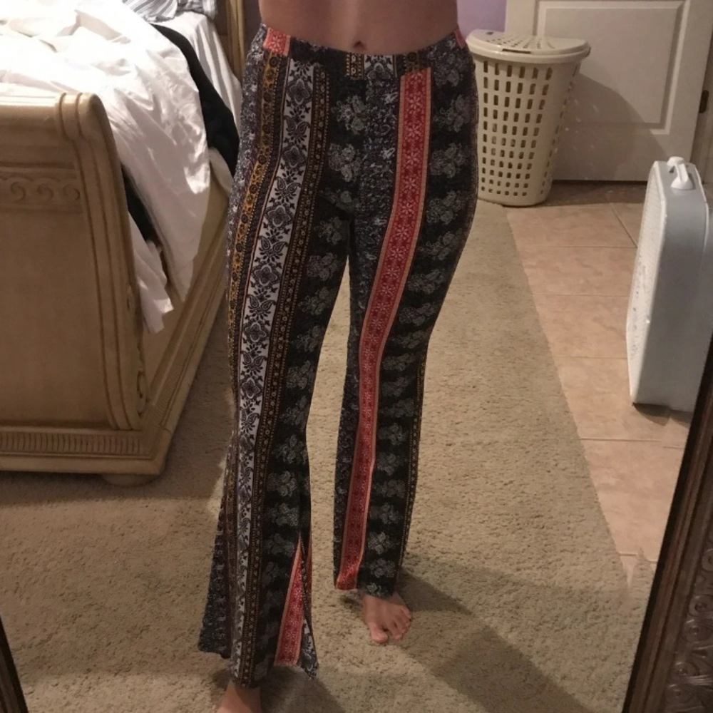 Wide Leg Print Lounge Pant